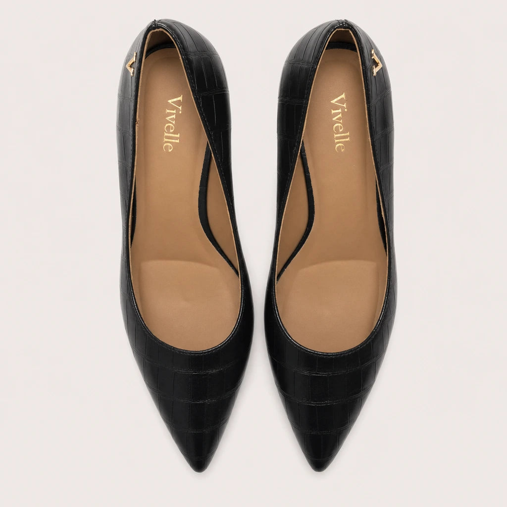 Vivienne – Noir Croc